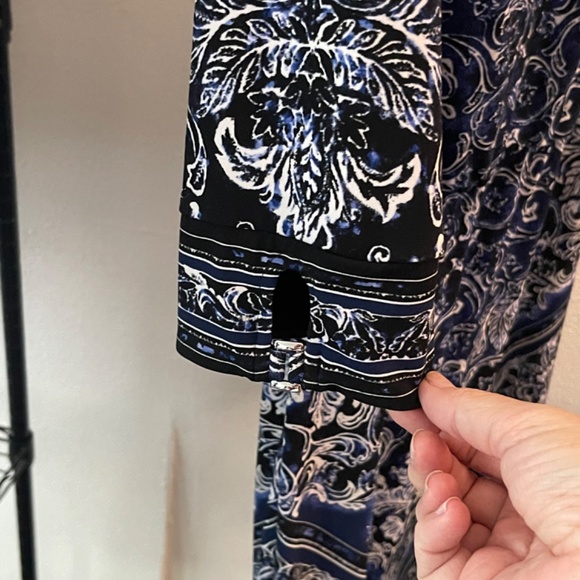 White House Black Market blue dress - Picture 6 of 8